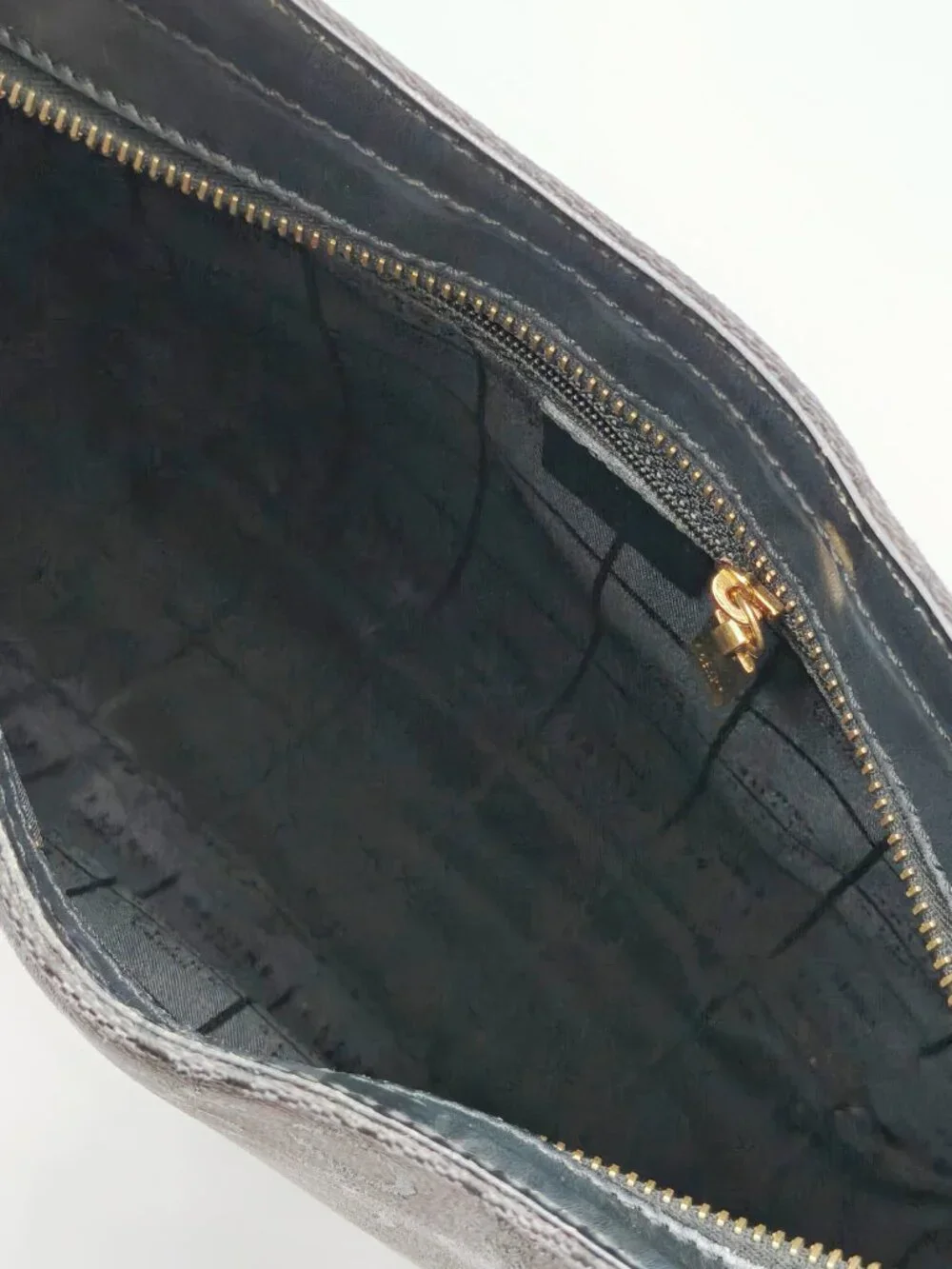 Celine Black Macadam Canvas Leather Shoulder Bag Hobo